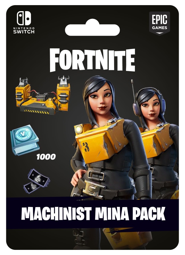 Fortnite Machinist Mina Pack Nintendo Switch Game Store Peru