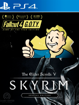Skyrim Special Edition mas Fallout 4 GOTY Bundle PS4