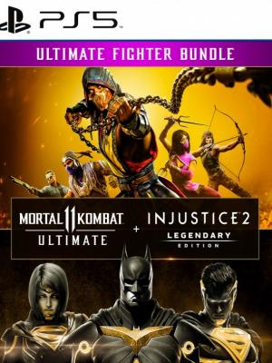 2 JUEGOS EN 1 Mortal Kombat 11 Ultimate mas Injustice 2 Leg. Edition PS5
