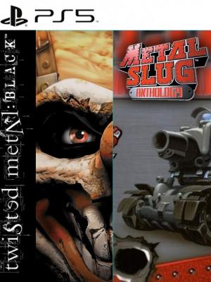2 juegos en 1 Twisted Metal Black mas Metal Slug Anthology PS5