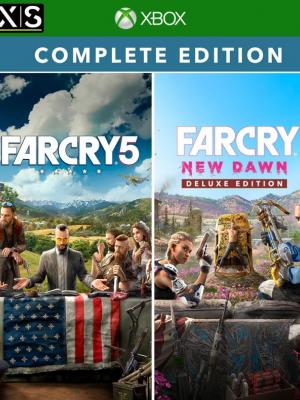 2 juegos en 1 Far Cry 5 mas Far Cry New Dawn Deluxe Edition - XBOX SERIES X/S