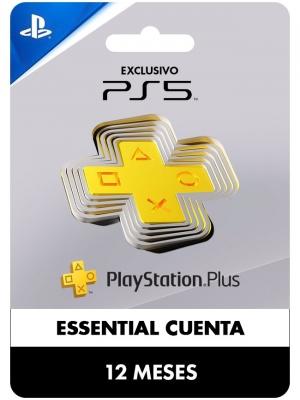 PSN PLUS ESSENTIAL 12 MESES CUENTA PRINCIPAL PS5 