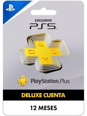 PSN PLUS DELUXE 12 MESES CUENTA PRINCIPAL PS5 