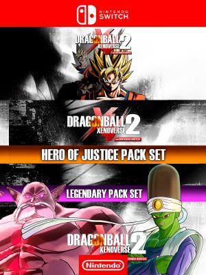 DRAGON BALL Xenoverse 2 mas HERO OF JUSTICE Pack Set mas Legendary Pack Set - Nintendo Switch